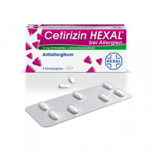 CETIRIZIN HEXAL Filmtabletten bei Allergien