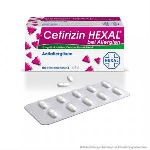 CETIRIZIN HEXAL Filmtabletten bei Allergien