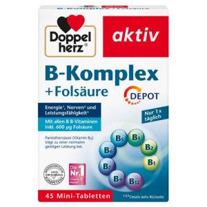 DOPPELHERZ B-Komplex+Folsäure Tabletten