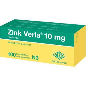 ZINK VERLA 10 mg Filmtabletten