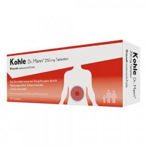 KOHLE Dr.Mann 250 mg Tabletten