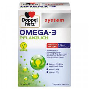 DOPPELHERZ Omega-3 pflanzlich system Kapseln