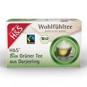 H&S Bio Grüner Tee aus Darjeeling Filterbeutel